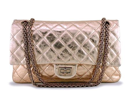 chanel flap rose gold|Flap Bags .